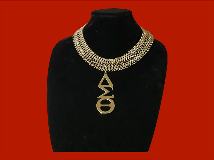 Delta Sigma Theta Necklace, Choker