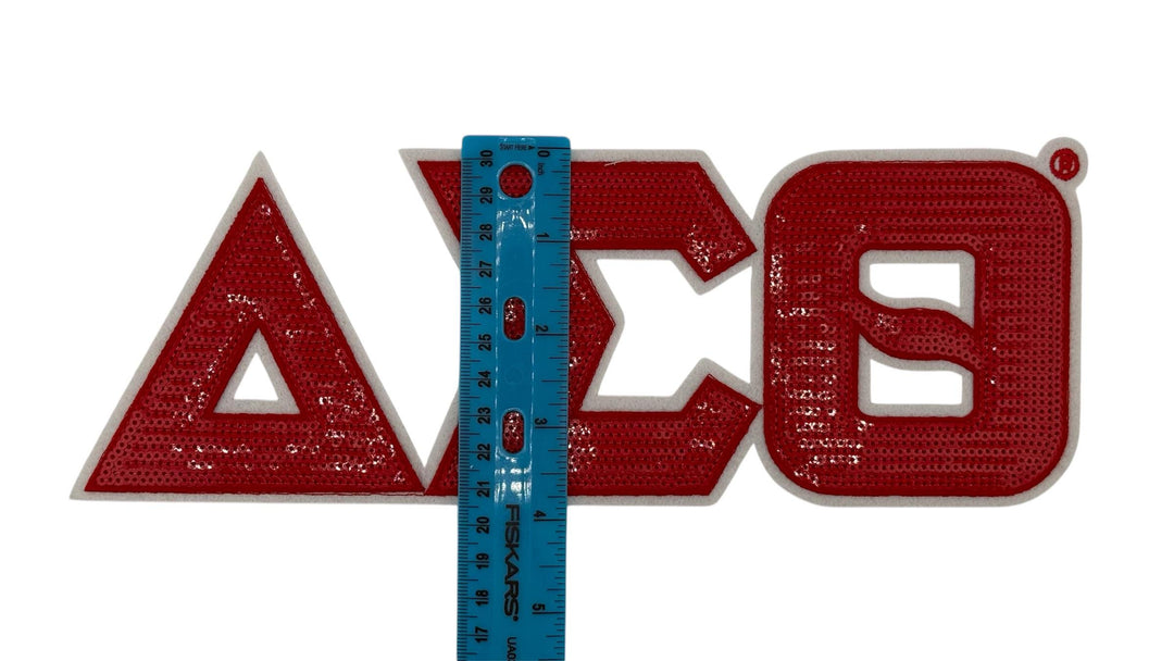 Delta Sigma Theta Chenille or Sequence Iron on Patches