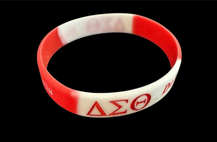 Delta Sigma Theta Rubber Bracelet