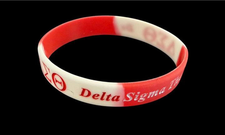 Delta Sigma Theta Rubber Bracelet