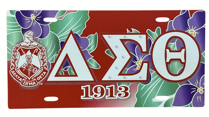 Delta Sigma Theta Vanity Plate