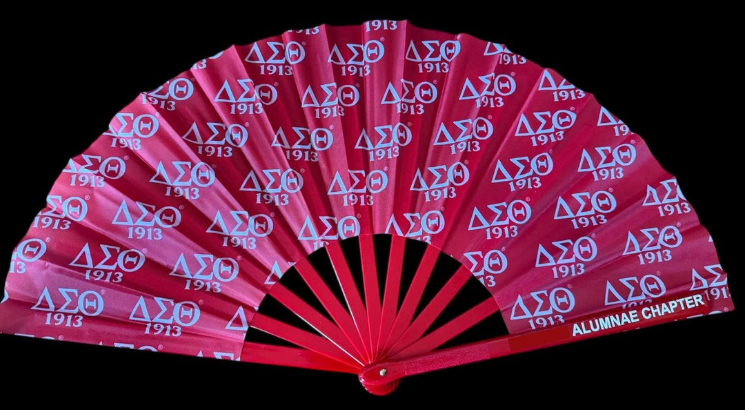 Larger Size -Delta Sigma Theta Fans- name on handle