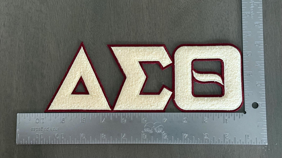 Delta Sigma Theta Chenille  Patches