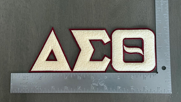 Delta Sigma Theta Chenille  Patches