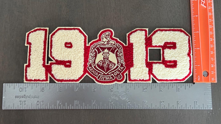 Delta Sigma Theta Chenille  Patches