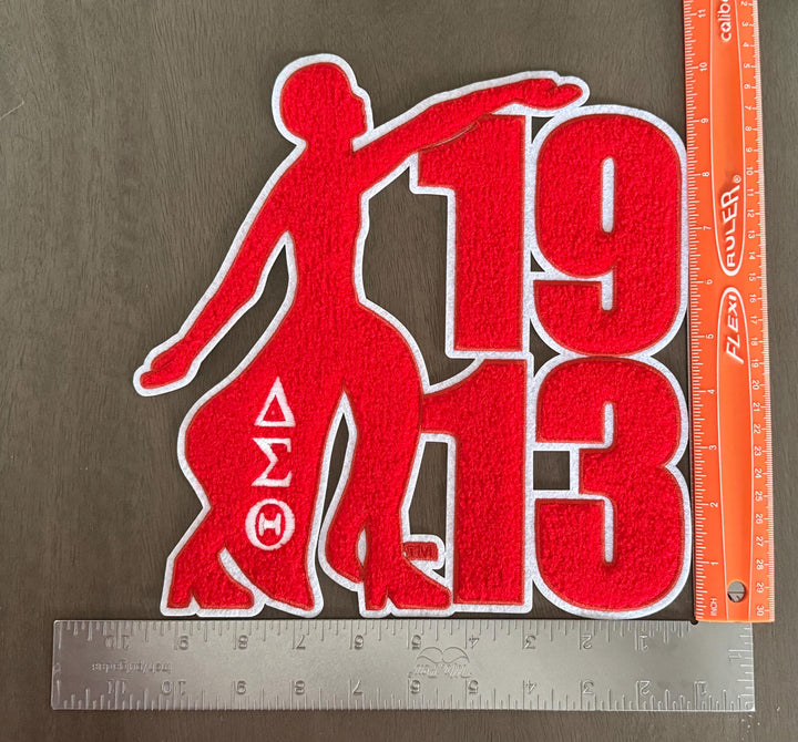 Delta Sigma Theta Chenille  Patches