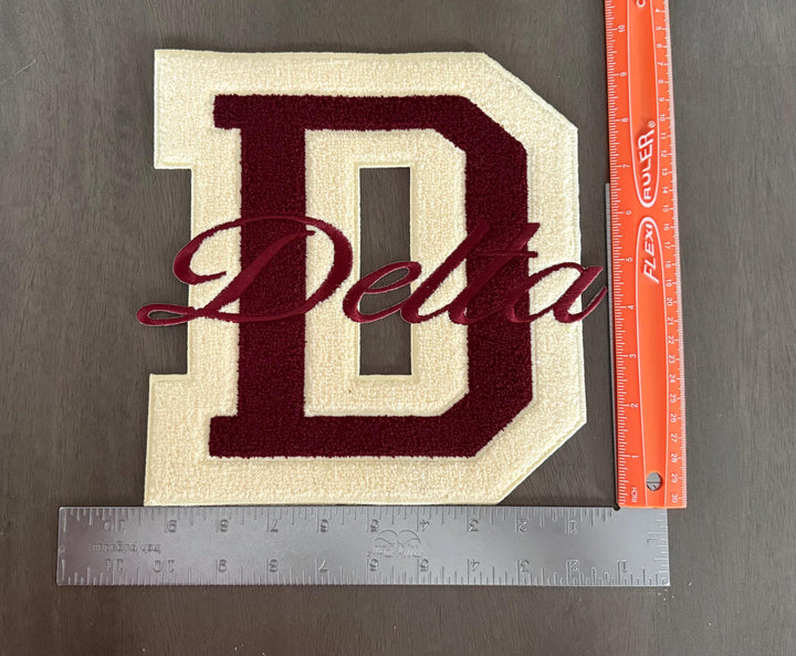Delta Sigma Theta Chenille  Patches
