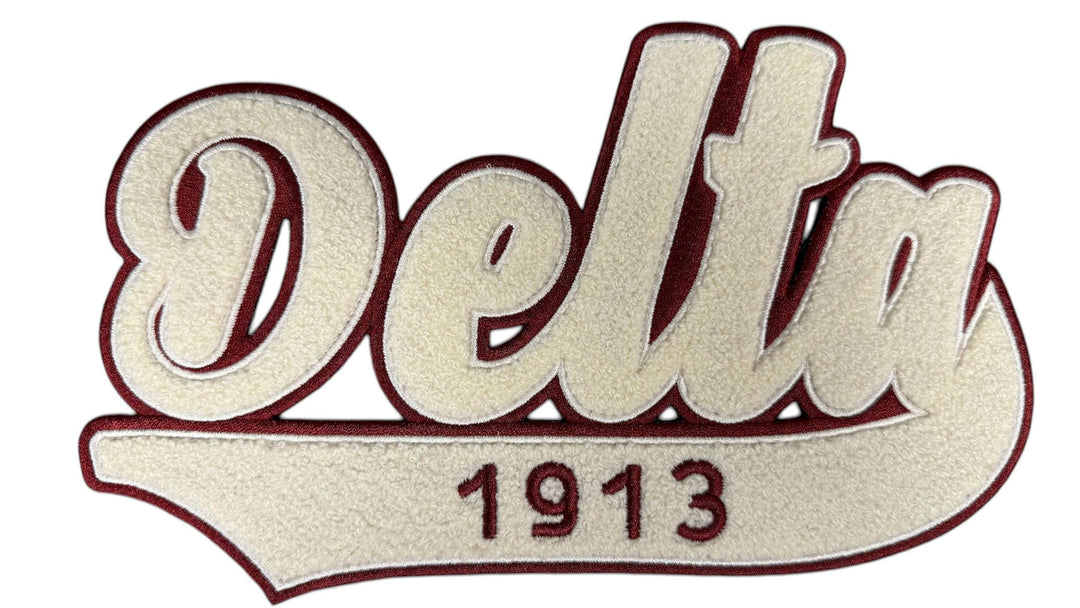 Delta Sigma Theta Chenille  Patches