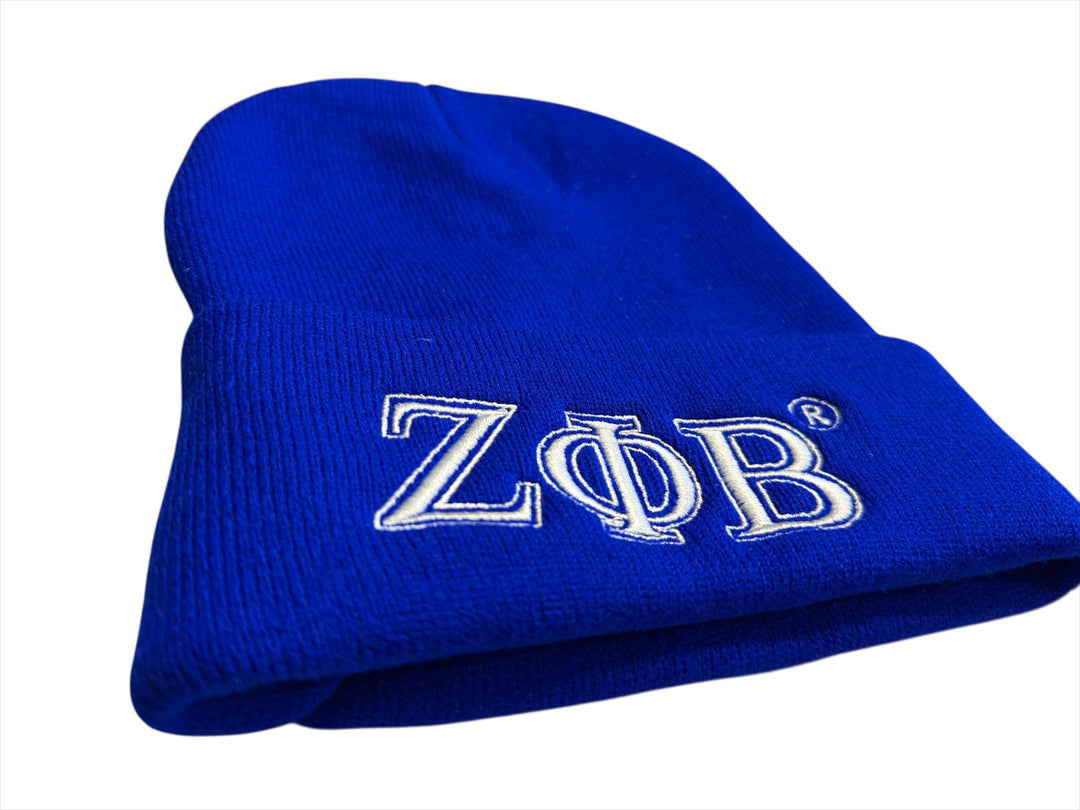 Zeta Phi Beta knit skull cap