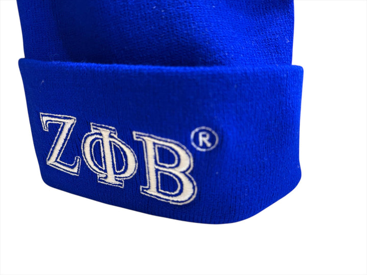Zeta Phi Beta knit skull cap